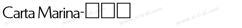 Carta Marina字体转换
